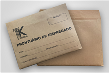 Pasta Envelope Kraft Prontuario de Funcionário - 10BRPKPF