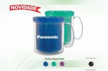 Caneca Térmica Cristal Color Gliter 300ml - 10BR260SGCM